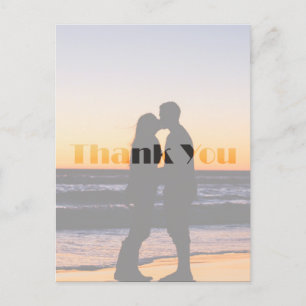 Vielen Dank von den neuen Wünschen Ankündigungspostkarte