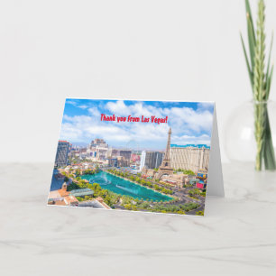 Vielen Dank von Las Vegas V 3.0 Dankeskarte