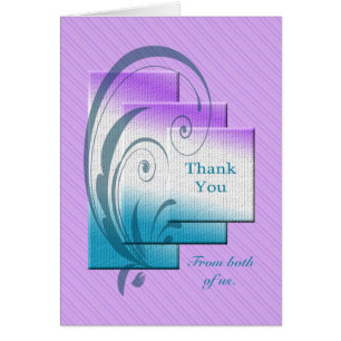 Vielen Dank von uns beiden