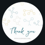Vielen Dank Website Beruflich Science Business Runder Aufkleber<br><div class="desc">Einfach und elegant wissenschaftlich danke Ihnen Aufkleber für Ihr Unternehmen. Schön,  mit deinen Bestellungen zu gehen. Designed by Patricia Alvarez.</div>