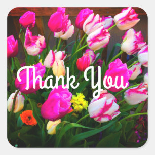 Vielen Dank Weihnachten Traum und Affaire #1-1 Quadratischer Aufkleber