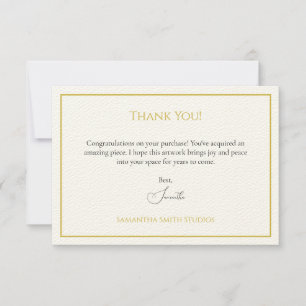 Vielen Dank, wenn jemand Ihre Kunstvorlage kauft Dankeskarte