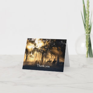 Vielen Dank, Western Cowboys Scripting Card Karte