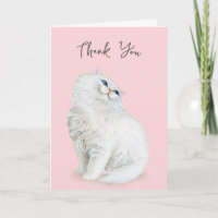Vielen Dank, White Persian Cat