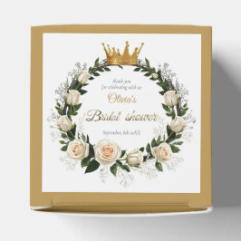 Vielen Dank White Roses & Baby's Atem Geschenkschachtel