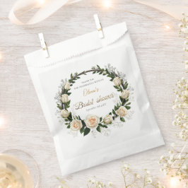 Vielen Dank White Roses & Baby's Atem Geschenktütchen