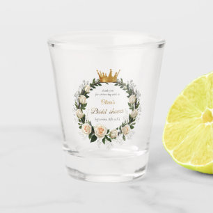 Vielen Dank White Roses & Baby's Atem Schnapsglas