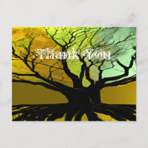 Vielen Dank - Wurzeln - Postkarte