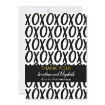 Vielen Dank XOXO Hugs Kisses Minimalistisch