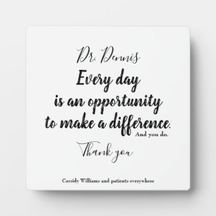 Vielen Dank Zitat Gesundheitswesen Schwarz-weiße T Fotoplatte