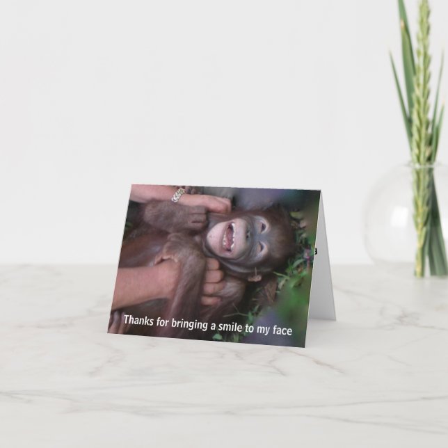 Vielen Dank zu einer schwierigen Zeit Dankeskarte (Vorderseite)