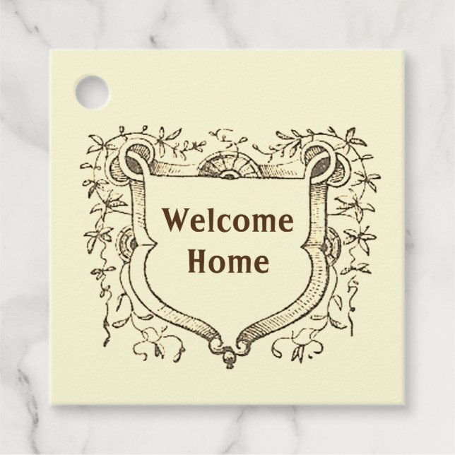 Vielen Dank Zuhause Buyer Real Anwesen Werbeaktion Geschenkanhänger (Vorderseite)