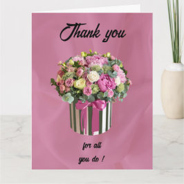 Vielen Dank zum Tag des Verwaltungspersonals Karte