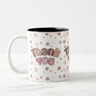 Vielen Dank Zweifarbige Tasse