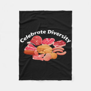 Vielfalt BBQ Grill Kleidung Apparel Lustig feiern Fleecedecke