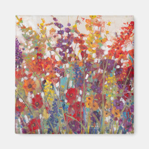 Vielfalt der Blume Magnet