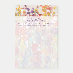 Vielfalt der Blume Post-it Klebezettel