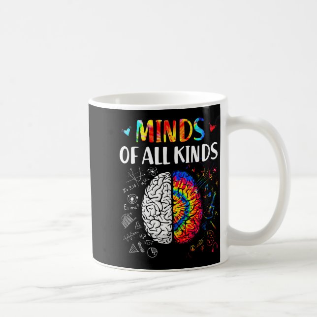Vielfalt der Gedanken Neurodiversität Autismus-Bew Kaffeetasse (Rechts)