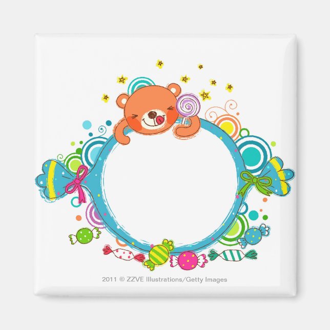 Vielfalt der Süßspeisen Magnet (Vorne)