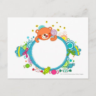 Vielfalt der Süßspeisen Postkarte