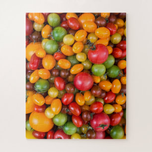 Vielfalt des Gartens Frische bunte Tomaten Puzzle