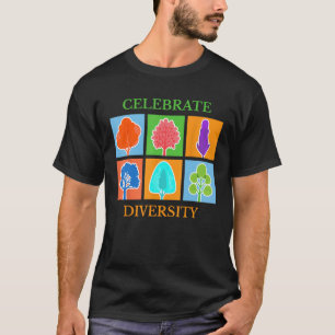 Vielfalt feiern T-Shirt Gärtner Baumpfleger Umwelt