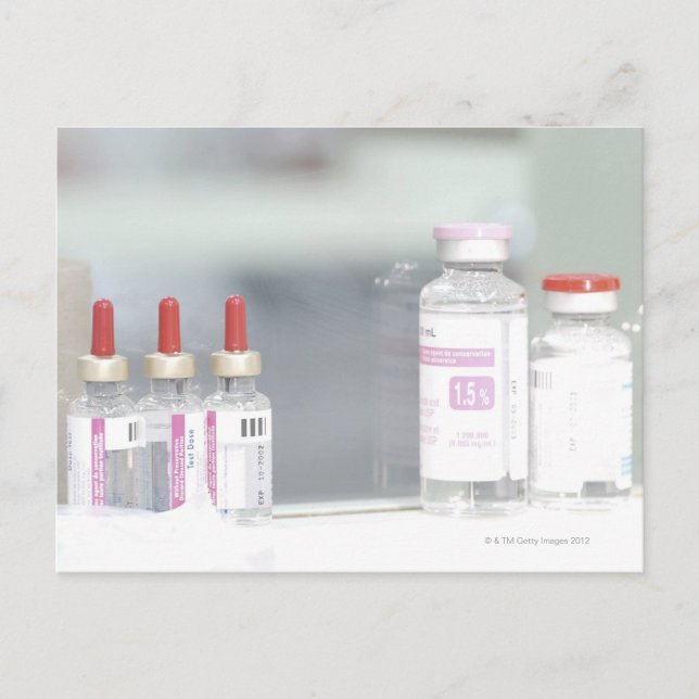 Vielfalt medizinischer Lösungen Postkarte (Vorderseite)