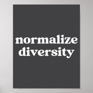 Vielfalt normalisieren poster