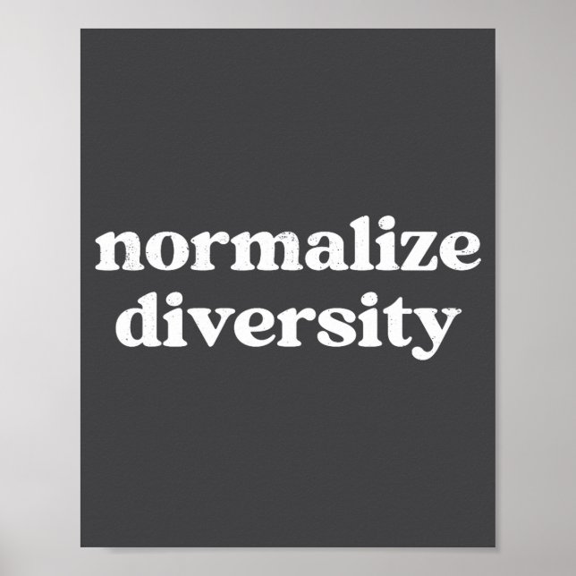 Vielfalt normalisieren  poster (Vorne)