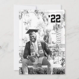 Vielfalt Sport Thema | 2 Foto Graduation Party Einladung