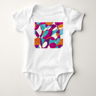 Vielfältige Farben, Vintage-Musterkollektion. Baby Strampler