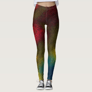 Vielfarbige Karierte Magie: Trendsetter Leggings