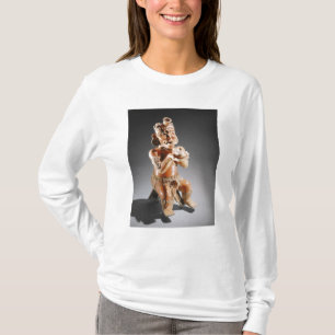 Vielfarbiges zweiteiliges Bildnisschiff, T-Shirt