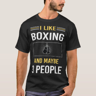 Vielleicht 3 Leute Boxen T-Shirt