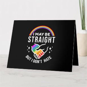 Vielleicht bin ich gerade, aber ich hasse LGBT-Gay Karte