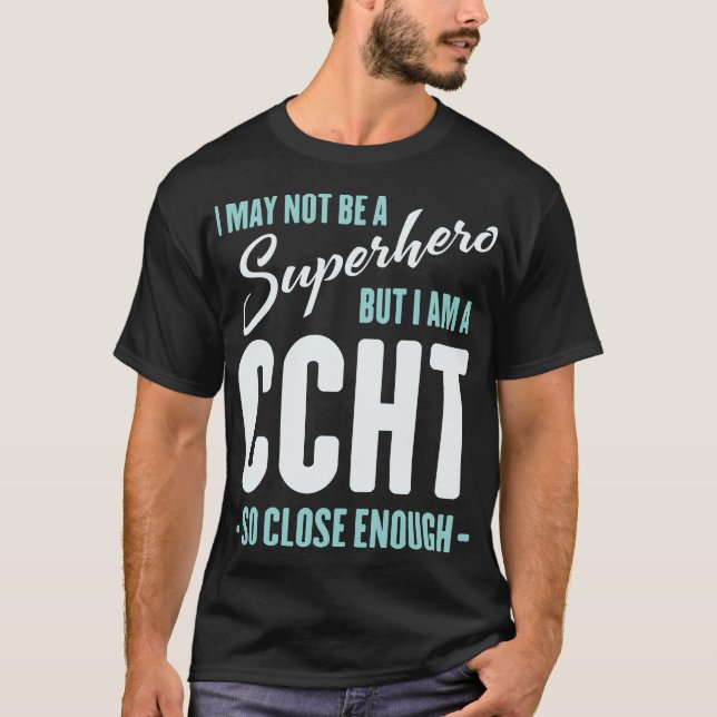 Vielleicht bin ich kein Superheld-Funny-CCHT T-Shirt (Vorderseite)