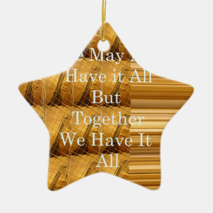 Vielleicht haben wir nicht alles Giraffe Safari Ha Keramikornament