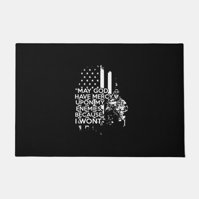 Vielleicht hat Gott Barmherzigkeit gegenüber meine Fußmatte (Vorderseite)