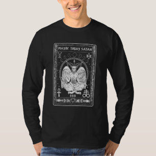 Vielleicht heute Satan Ich Satanische Tarot-Verse T-Shirt