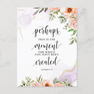 Vielleicht ist dies der Moment, Esther 4:14 Postkarte