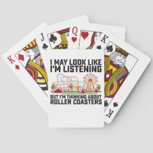 Vielleicht sehe ich aus, als ob ich zuhöre, aber i spielkarten