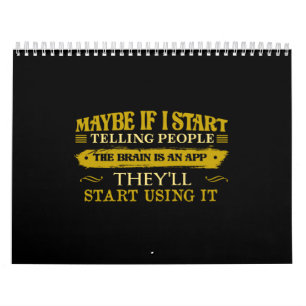 Vielleicht, wenn ich anfange, Leuten zu erzählen,  Kalender