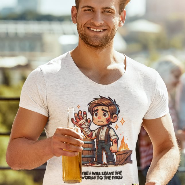 Vielleicht werde ich das Feuerwerk an die Profis V T-Shirt (Von Creator hochgeladen)