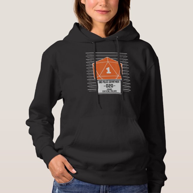 Vielleicht werde ich Dungeon Nerdy Gamer D20 Table Hoodie (Vorderseite)