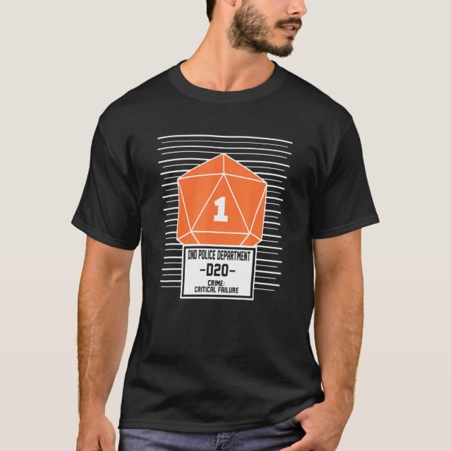 Vielleicht werde ich Dungeon Nerdy Gamer D20 Table T-Shirt (Vorderseite)