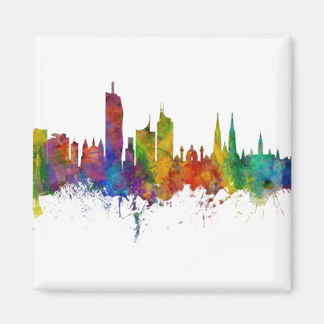 Vienna Austria Skyline Magnet (Vorne)