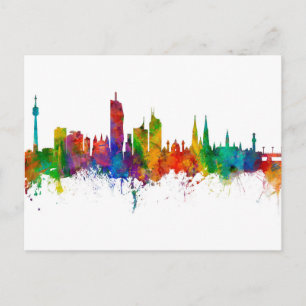 Vienna Austria Skyline Postkarte