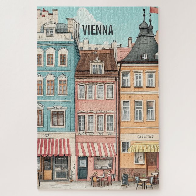 Vienna Austria Travel Puzzle (Vertikal)