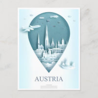 Vienna Austria Vintage Reisetourismus Souvenir