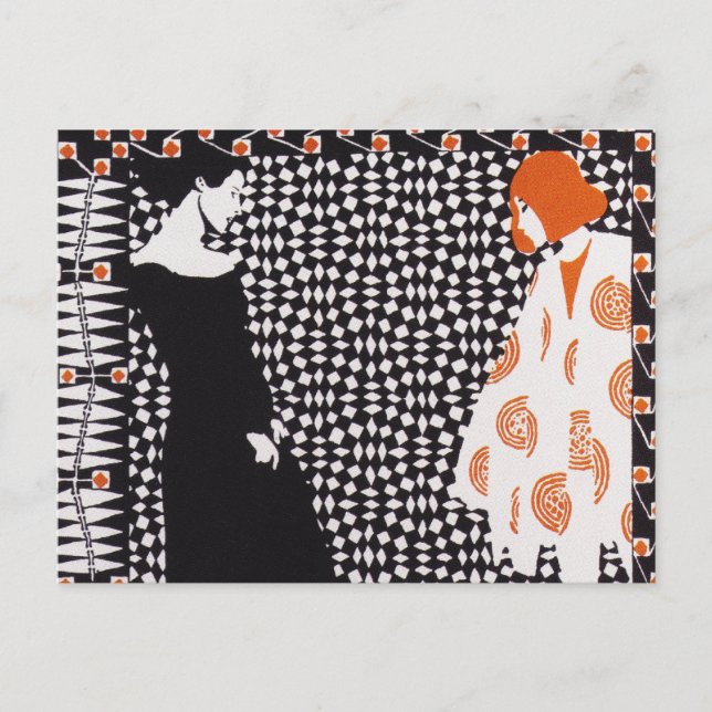 Vienna Secession - Kolo Moser Vorfruhling Postkarte (Vorderseite)